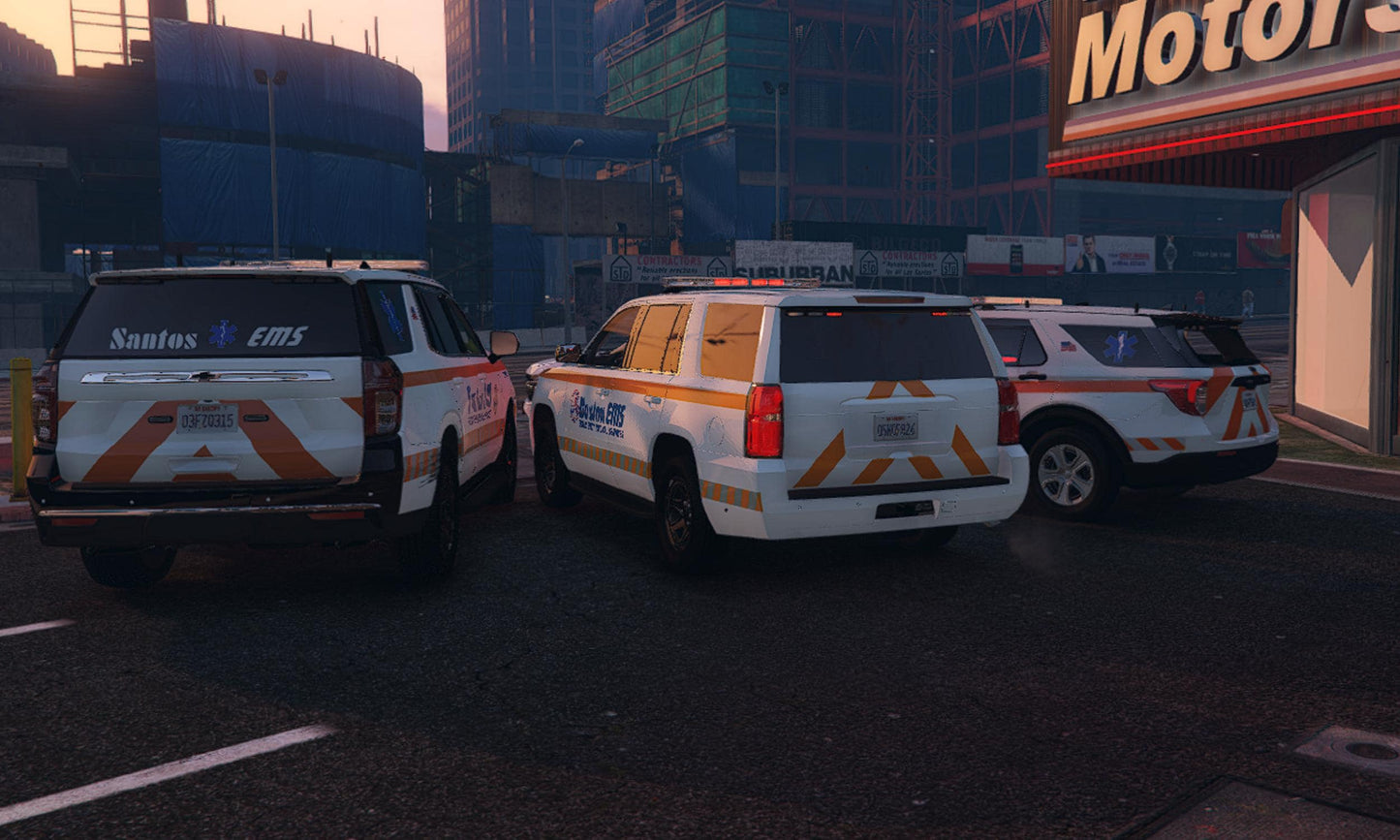 FiveM Emergency Response SUV Pack: EMS & Rescue Vehicles