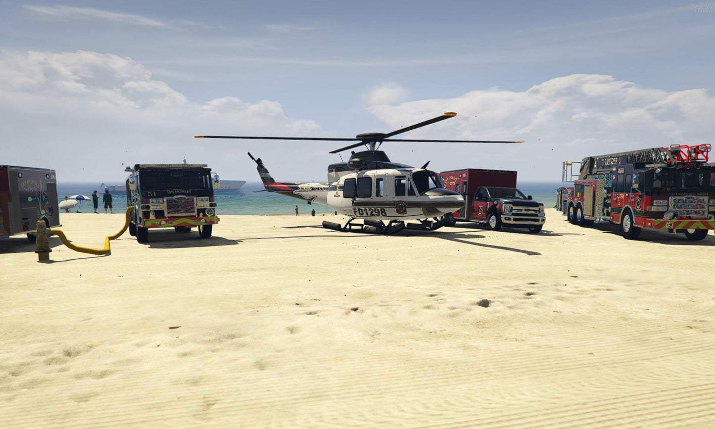 FiveM Emergency Vehicle Pack: Fire Trucks, Ambulances, Rescue Vehicles