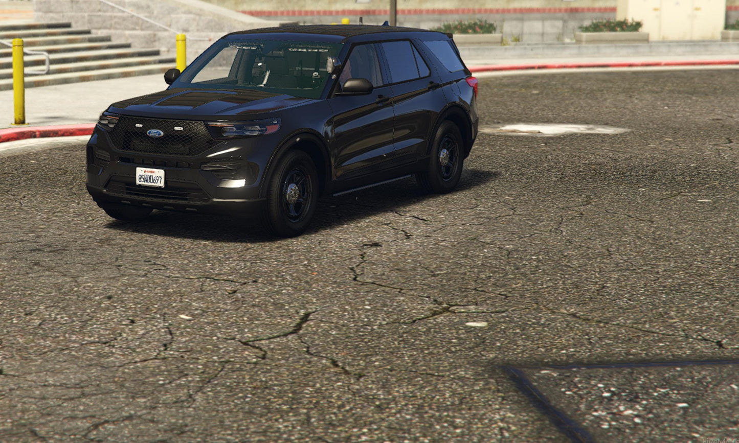 FiveM Police Car Pack | 4 Custom Law Enforcement Vehicles with Variants | Drag & Drop Easy Installation