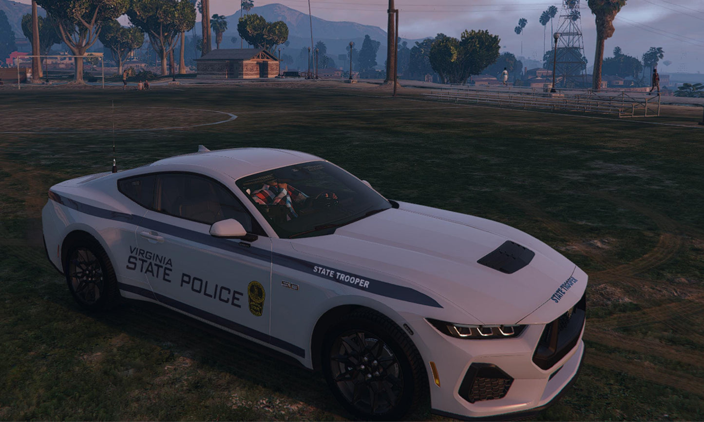 FiveM 2024 Mustang GT Police Interceptor - Drag & Drop Ready