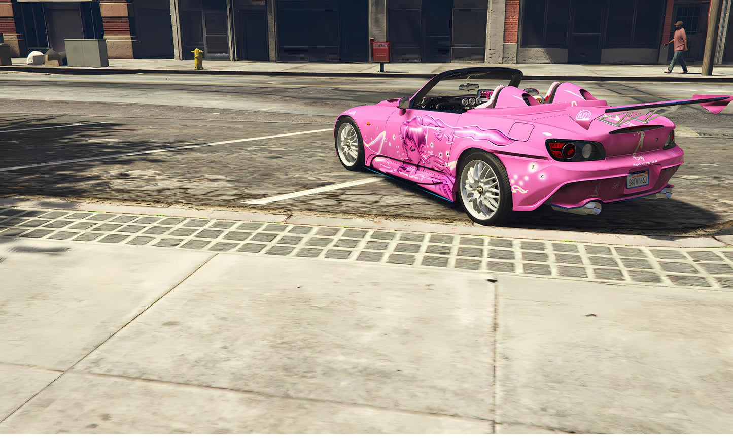 Debadged JDM Roadster: Custom FiveM Drift Car
