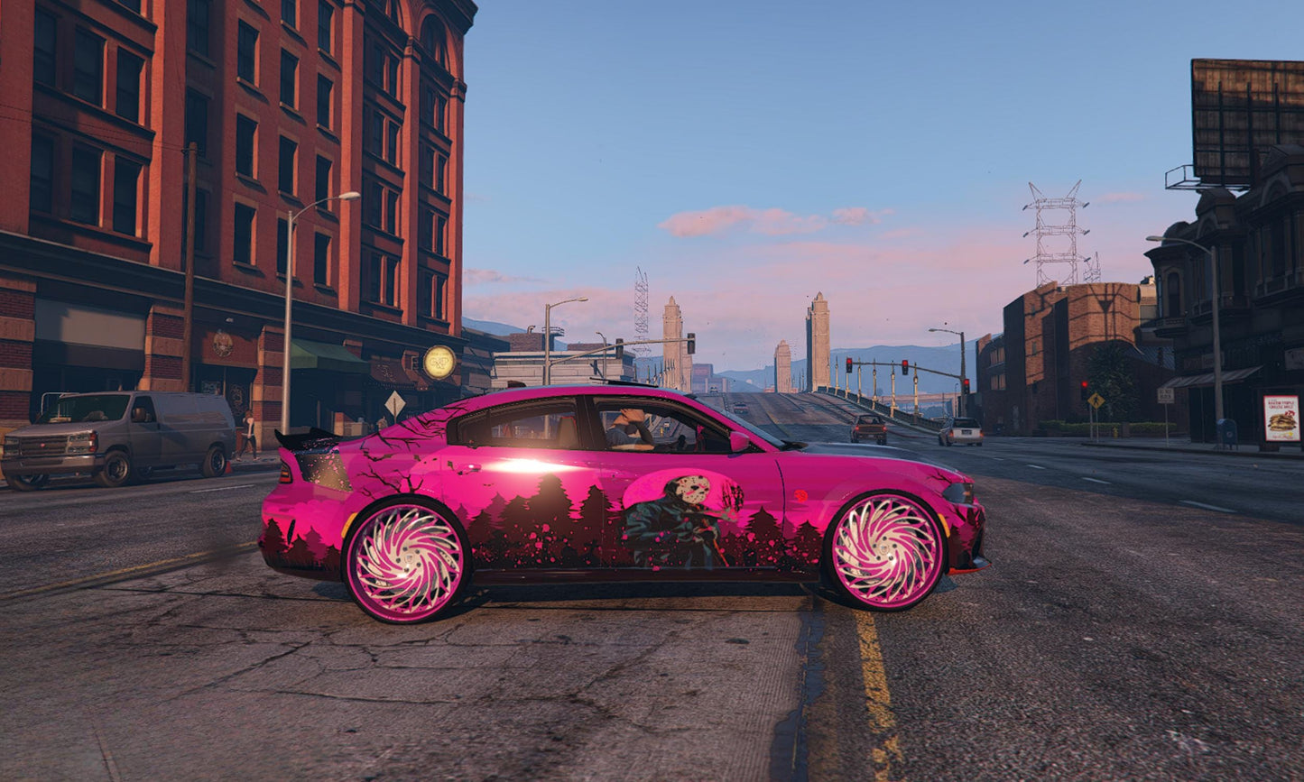 FiveM Debadged Charger: 4K Custom Car Mod - Optimized RP