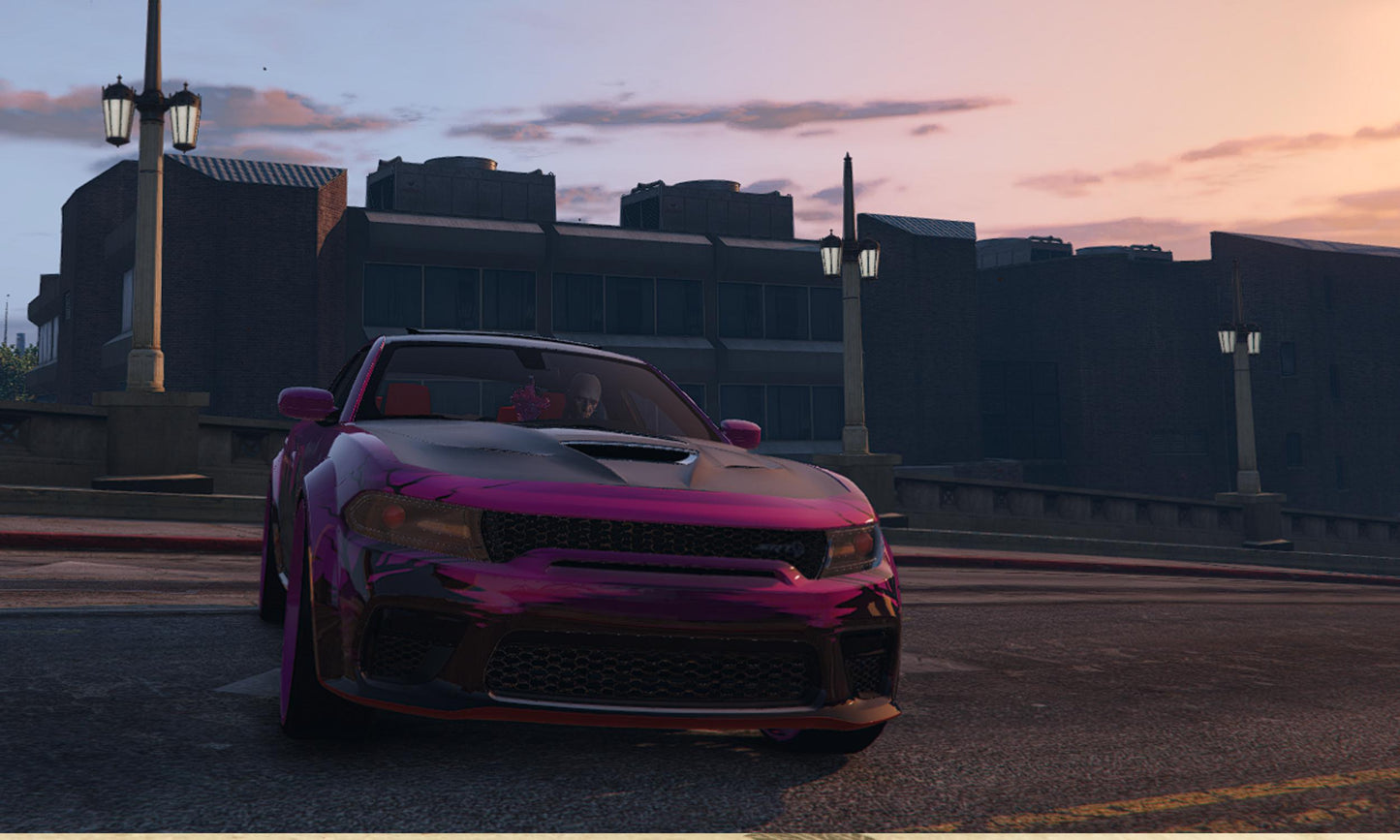 FiveM Debadged Charger: 4K Custom Car Mod - Optimized RP