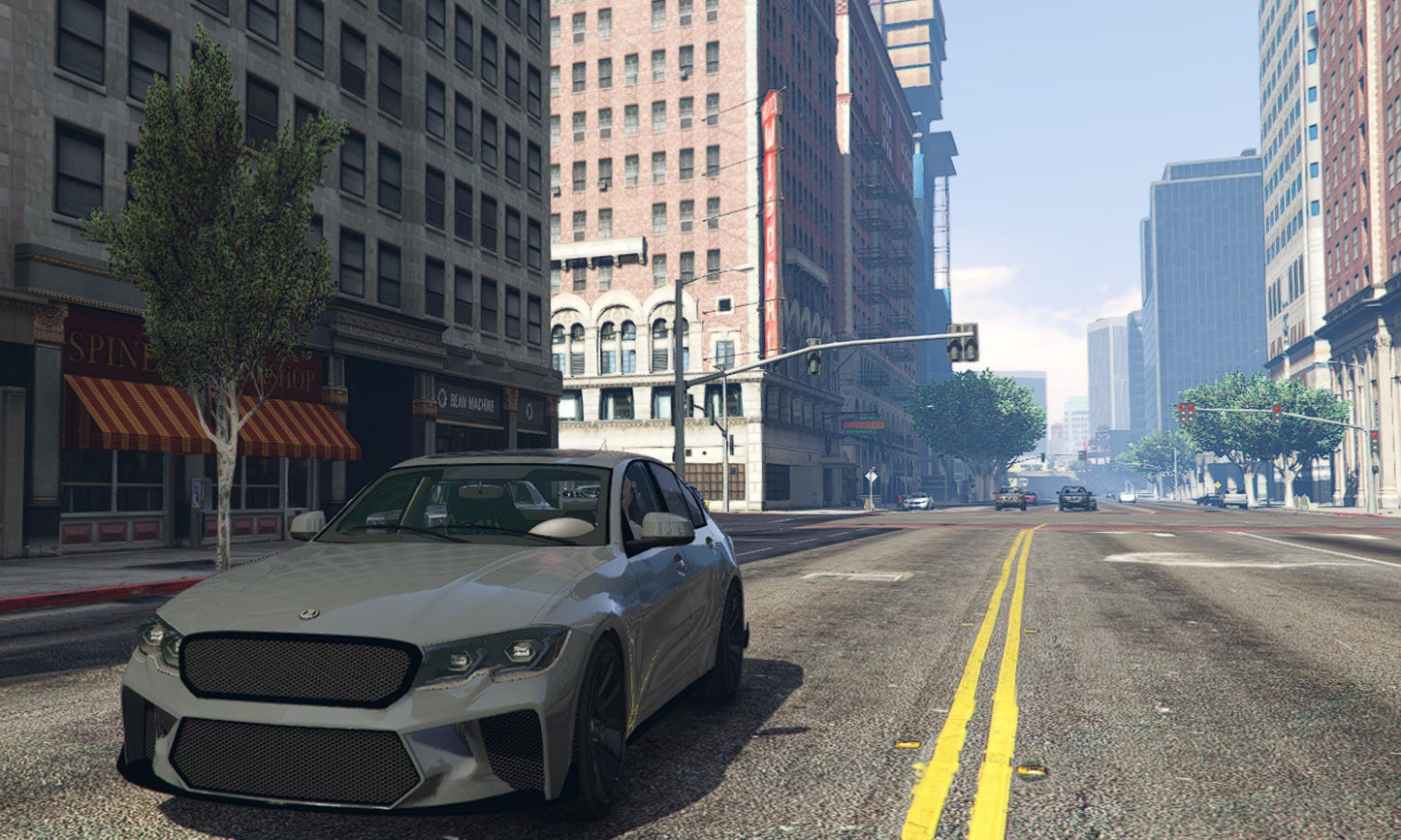 FiveM Debadged BMW Sedan: 4K Realistic Vehicle Mod