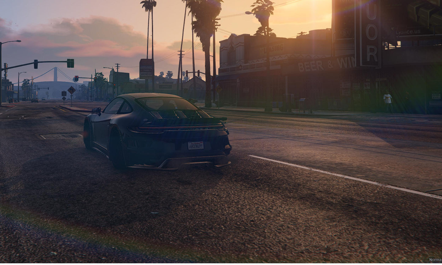 FiveM Porsche 911 Widebody Add-On: 7 Color Options, Realistic Design