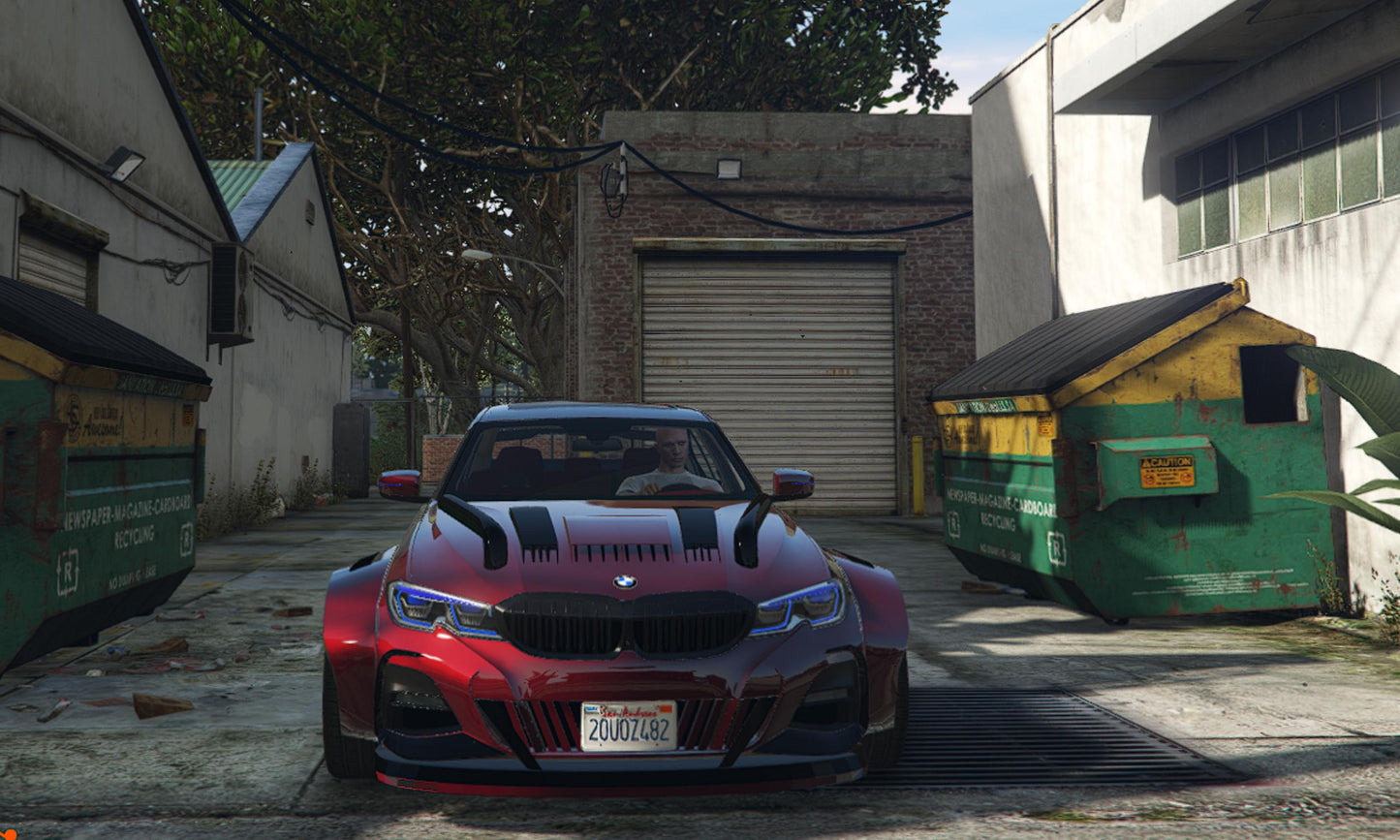 FiveM BMW M Performance Car: 9 Color Options, Optimized Drag & Drop Vehicle