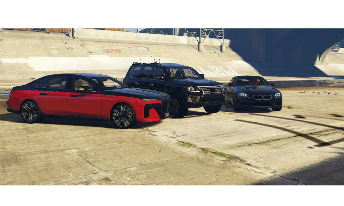 FiveM Luxury Armored Car Pack: Debadged SUV & Sedans - RP Ready