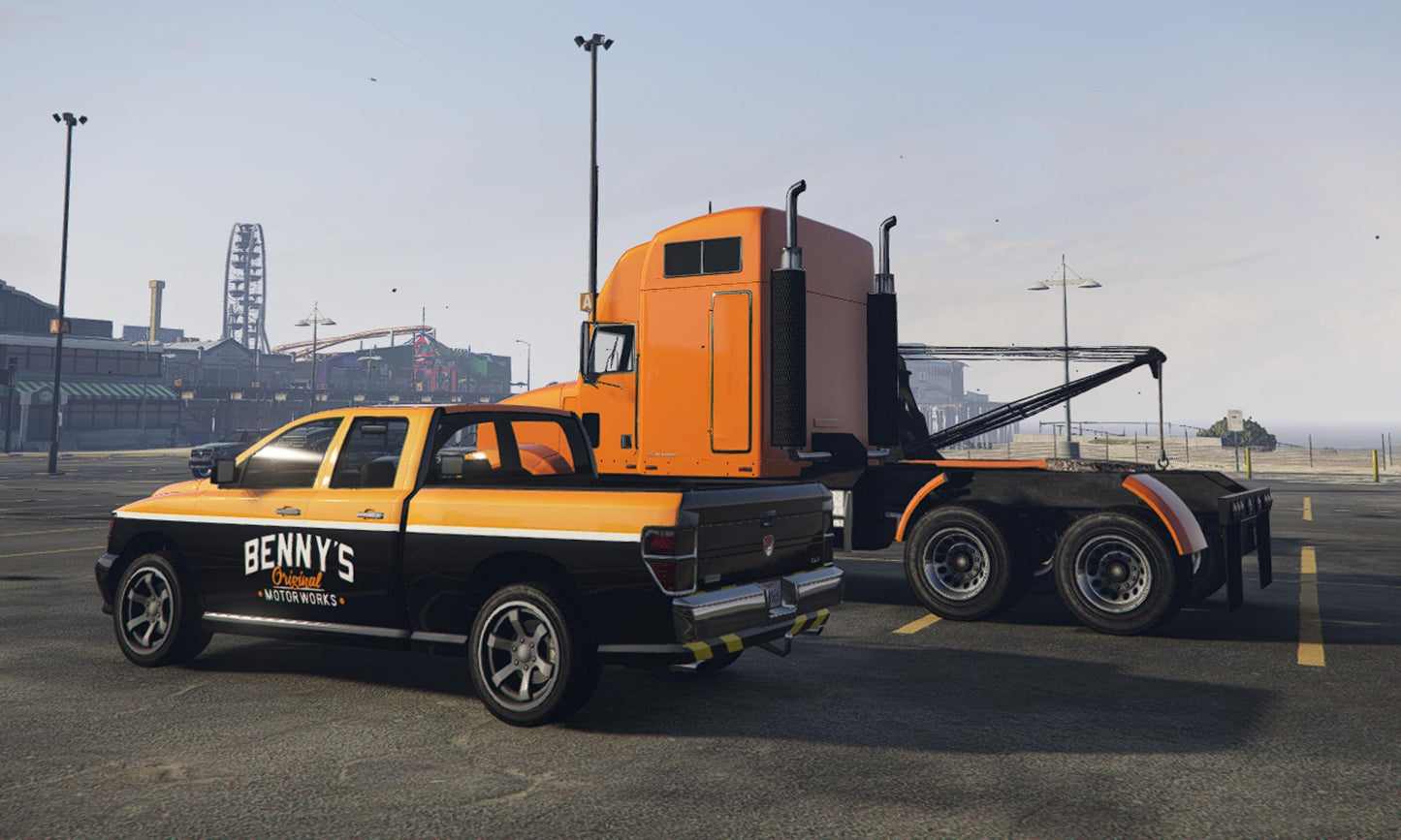 FiveM Tow Truck & Trailer Pack: 15 Trailers, 3 Trucks, 4 Cars