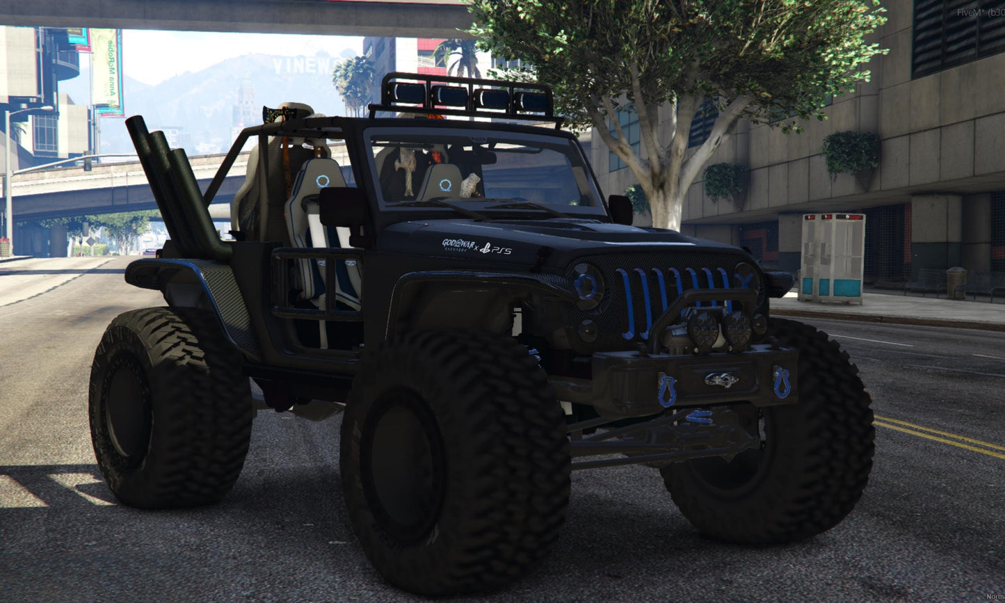 FiveM Off-Road Jeep | Custom 4x4 Vehicle | Realistic Textures | Optimized Add-On | FiveM Ready Car | Drag & Drop Installation