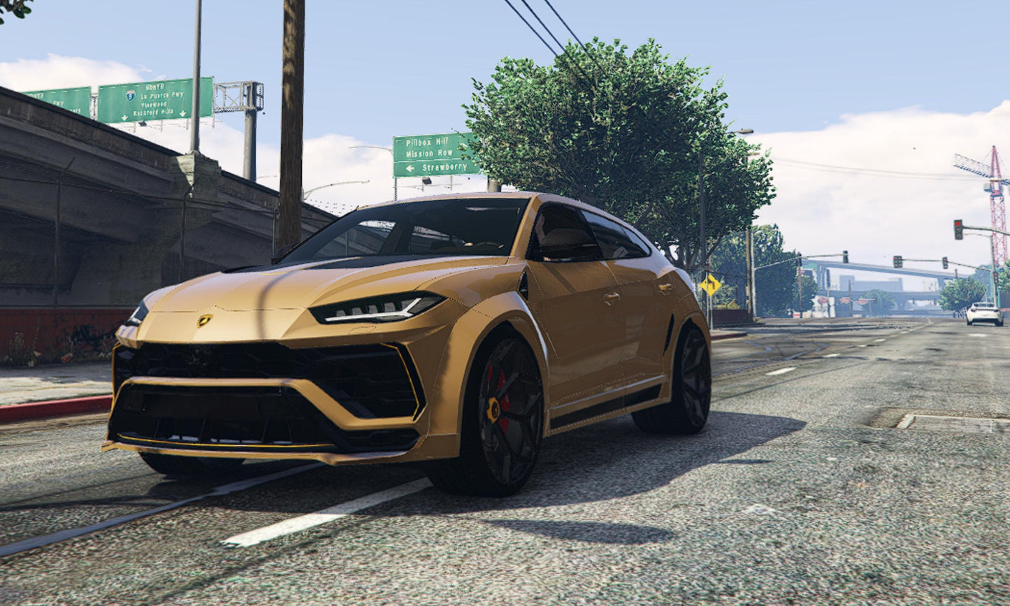FiveM Lamborghini Urus Liberty Walk: Luxury SUV Add-On - 4 Colors