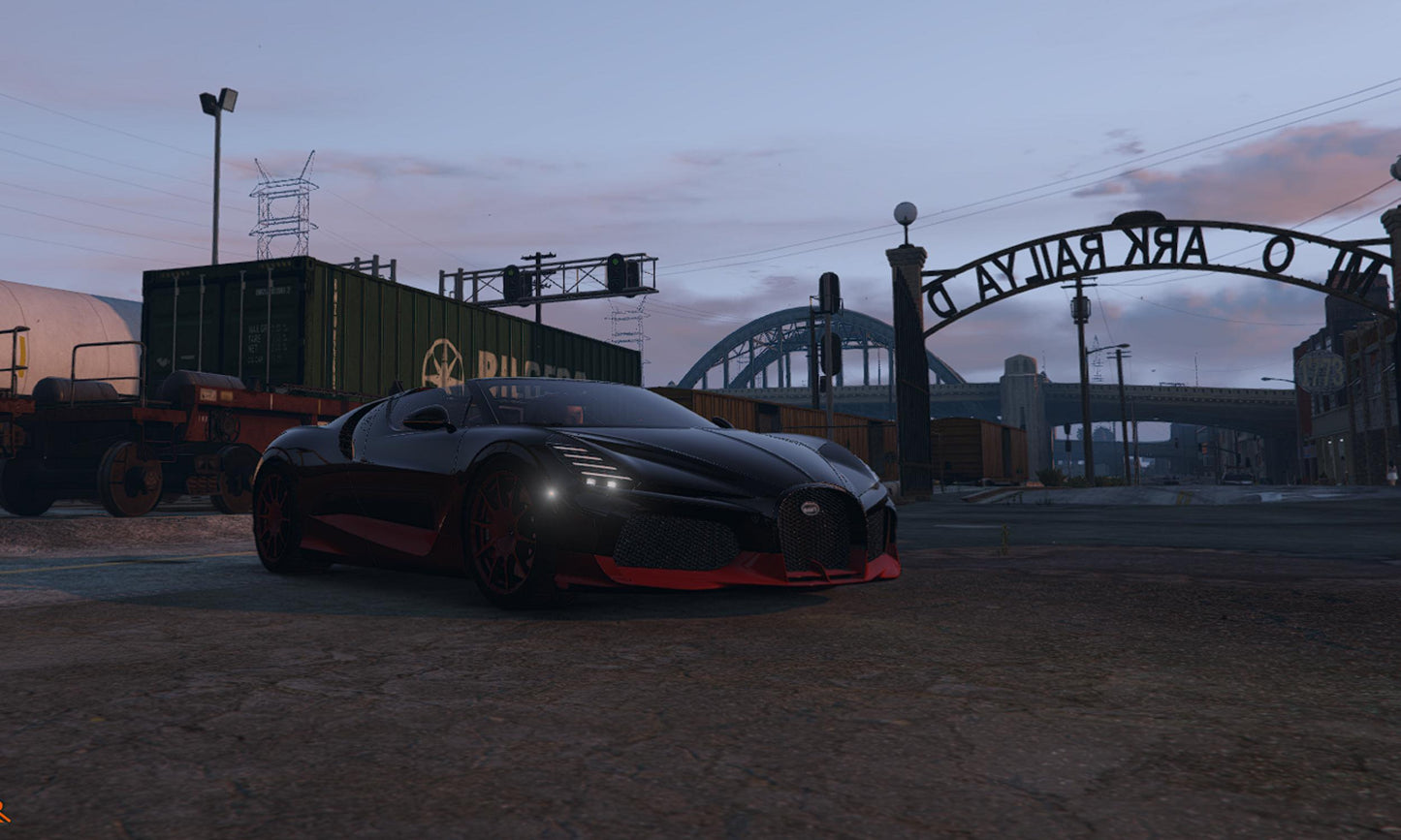 Bugatti La Voiture Noire FiveM Mod: Luxury Hypercar, Drag & Drop