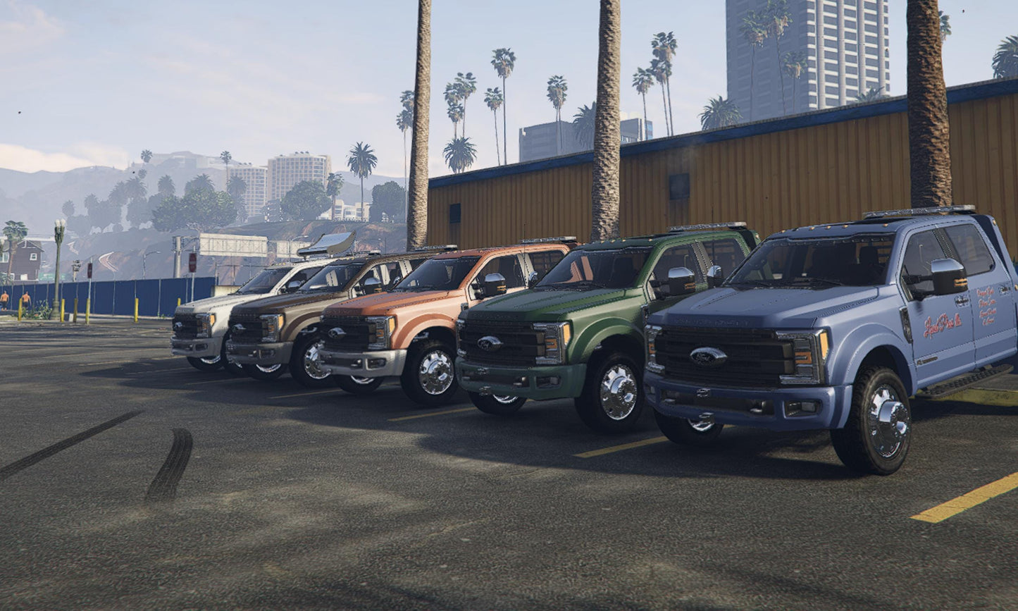 FiveM Tow Truck Pack: Optimized Roleplay Vehicles - Drag & Drop Install