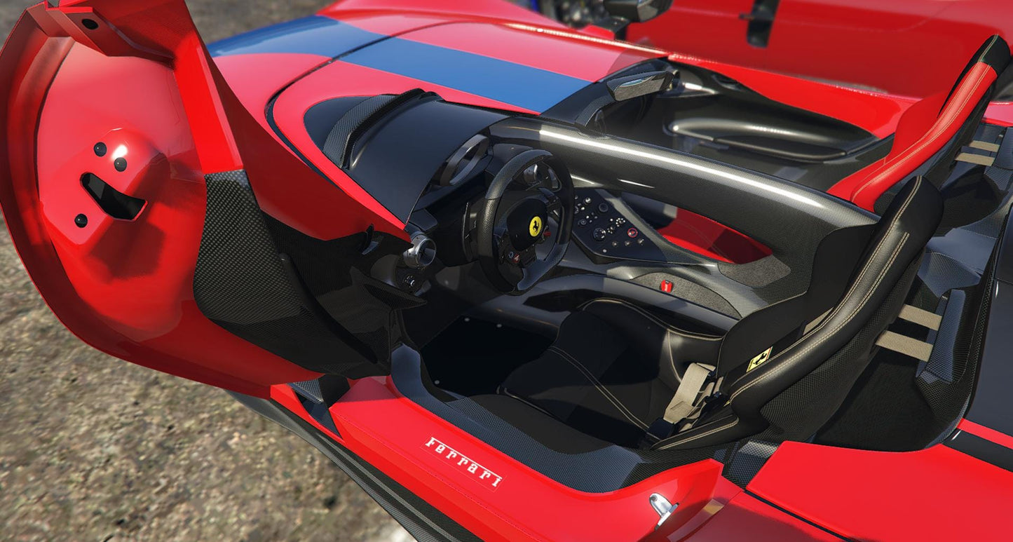 FiveM Ferrari Monza Pack: 4 Variants, High-Performance Supercar