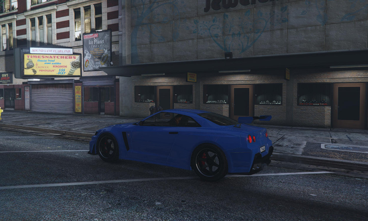 FiveM Nissan GT-R R35 Add-On Vehicle: JDM Drag & Drift Car