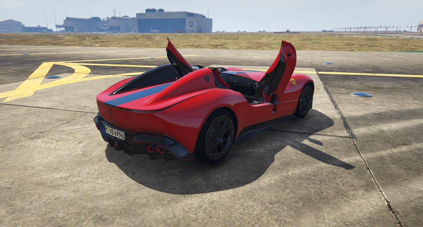 FiveM Ferrari Monza Pack: 4 Variants, High-Performance Supercar