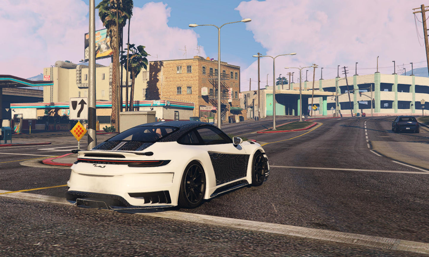FiveM Porsche 911 Widebody Add-On: 7 Color Options, Realistic Design