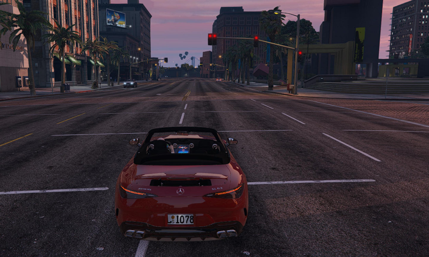 FiveM Mercedes-AMG SL Add-On: Luxury Convertible Sports Car
