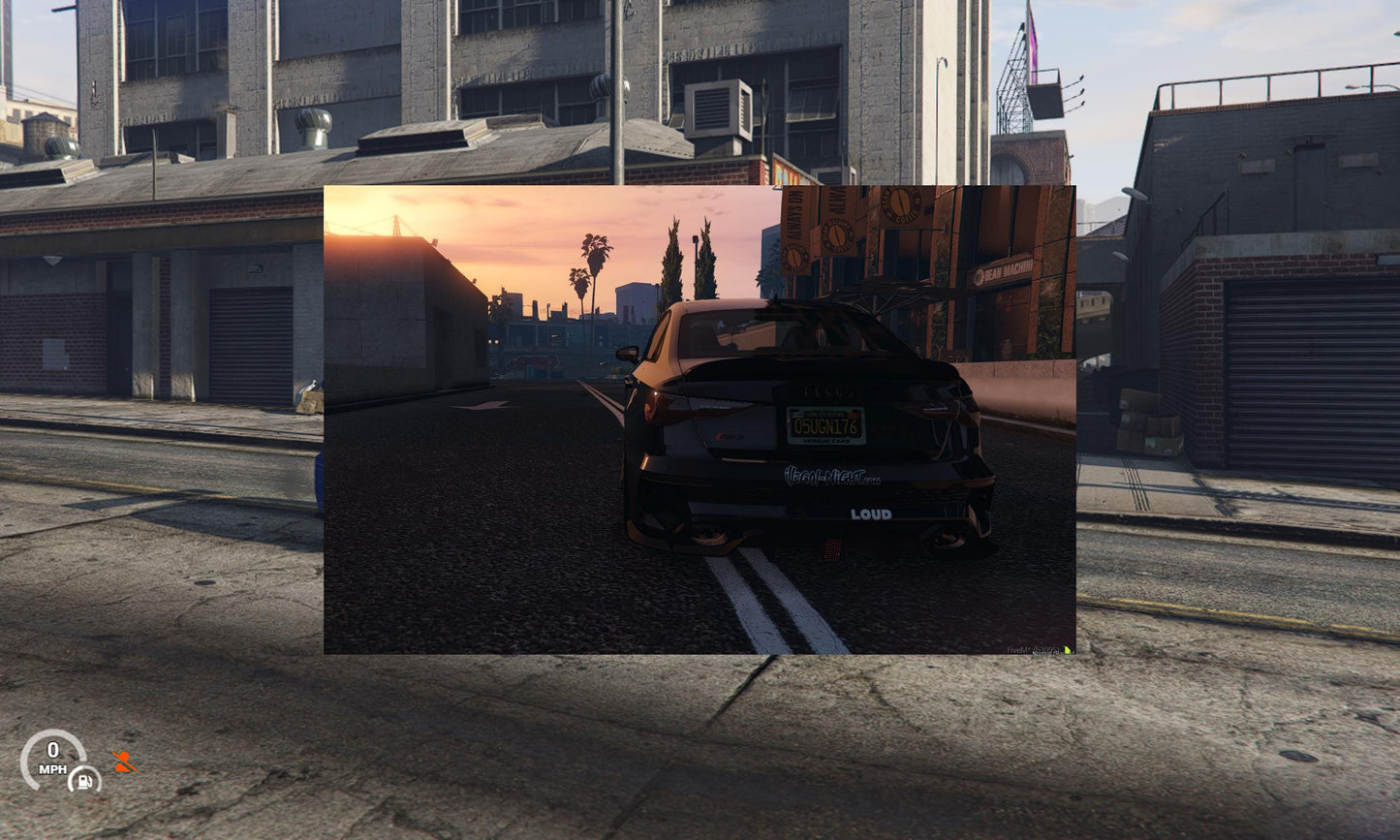 FiveM Illegal Night Car: Audi RS Inspired, Street Racing Add-On
