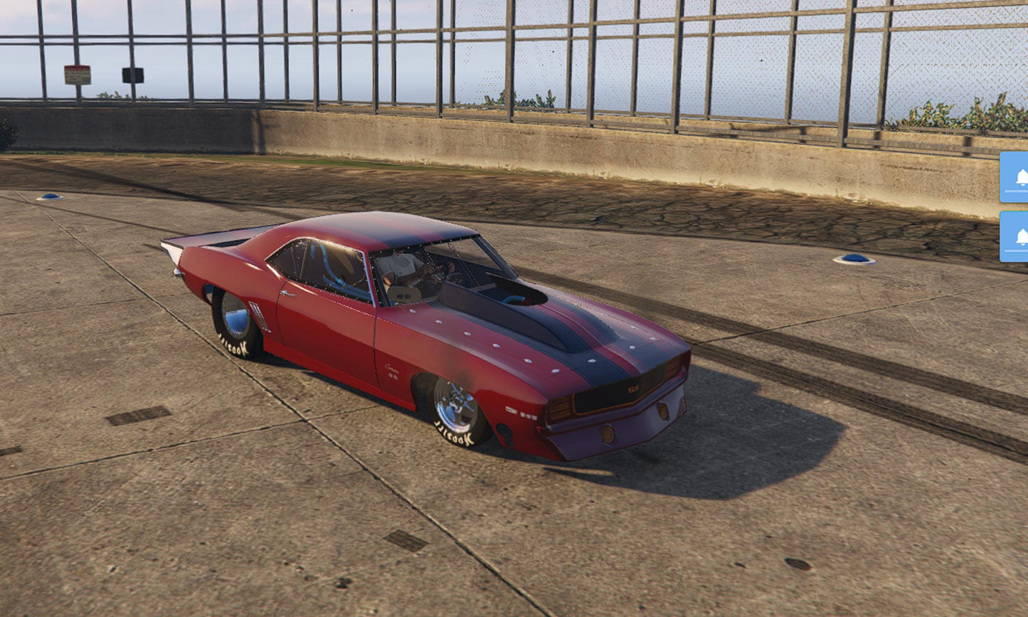 FiveM Drag Car Mod: 300+ MPH Muscle Car - 5 Color Pack