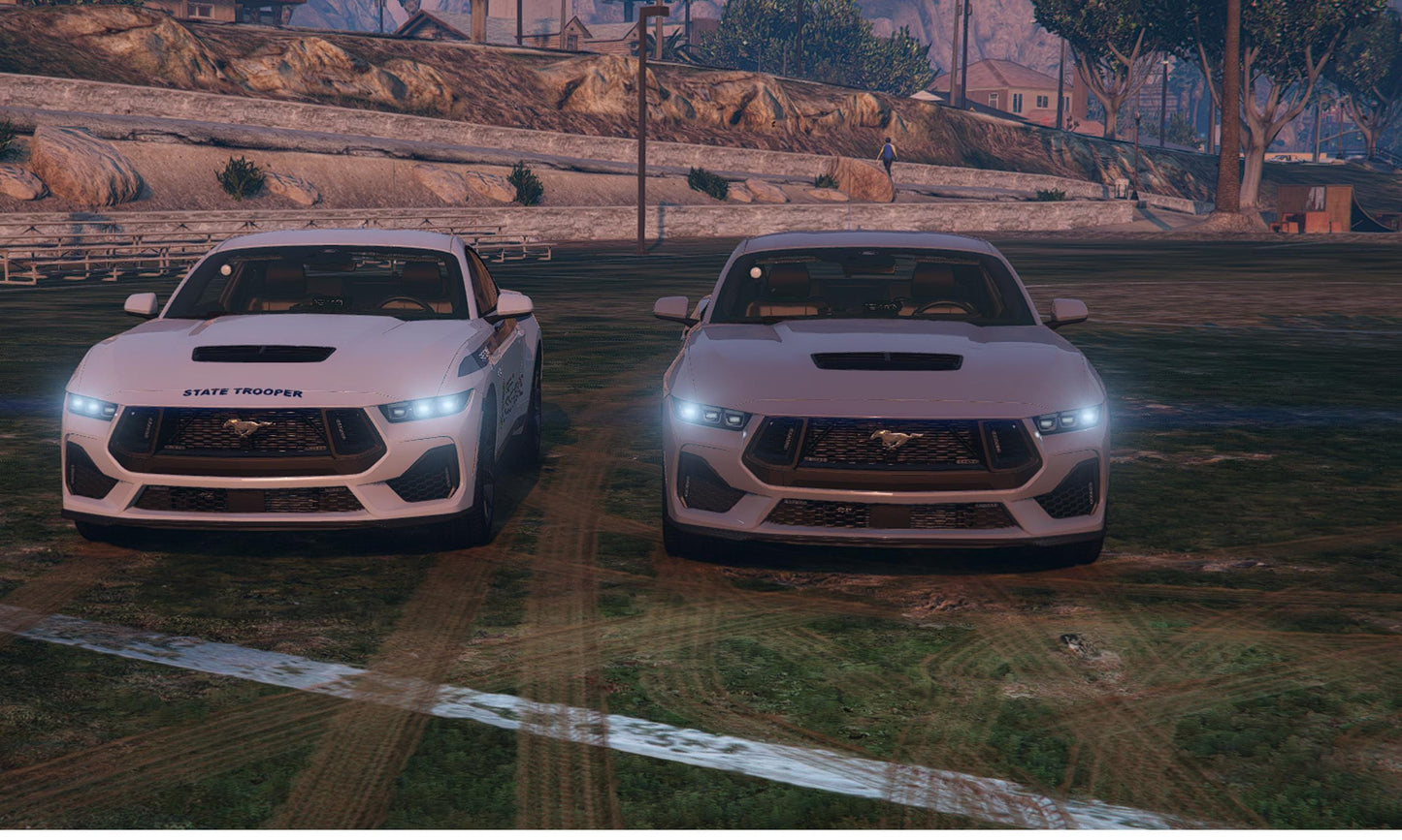 FiveM 2024 Mustang GT Police Interceptor - Drag & Drop Ready