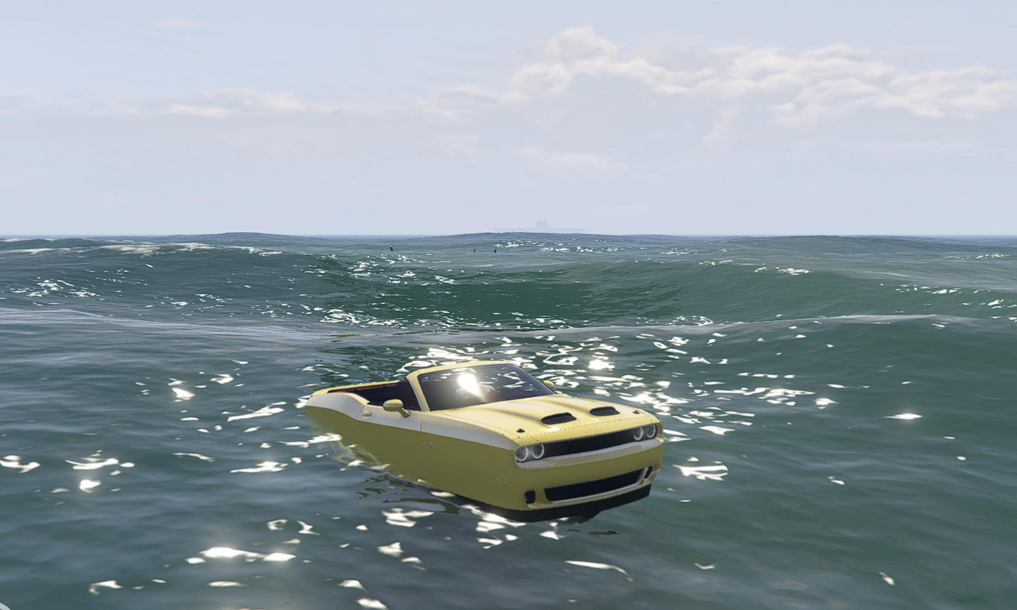 FiveM Dodge Challenger Boat Pack: Pool Party Edition