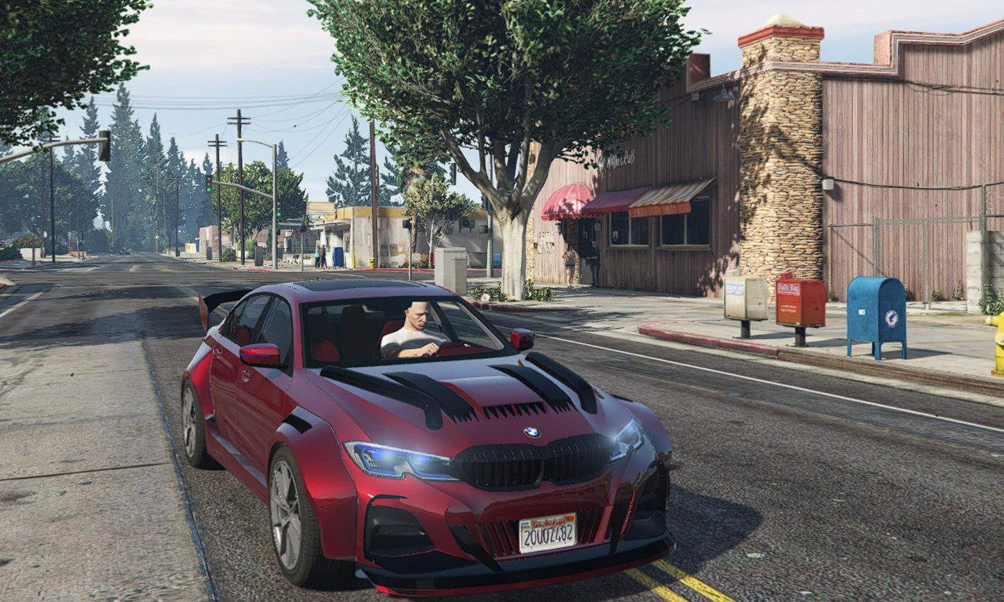 FiveM BMW M Performance Car: 9 Color Options, Optimized Drag & Drop Vehicle