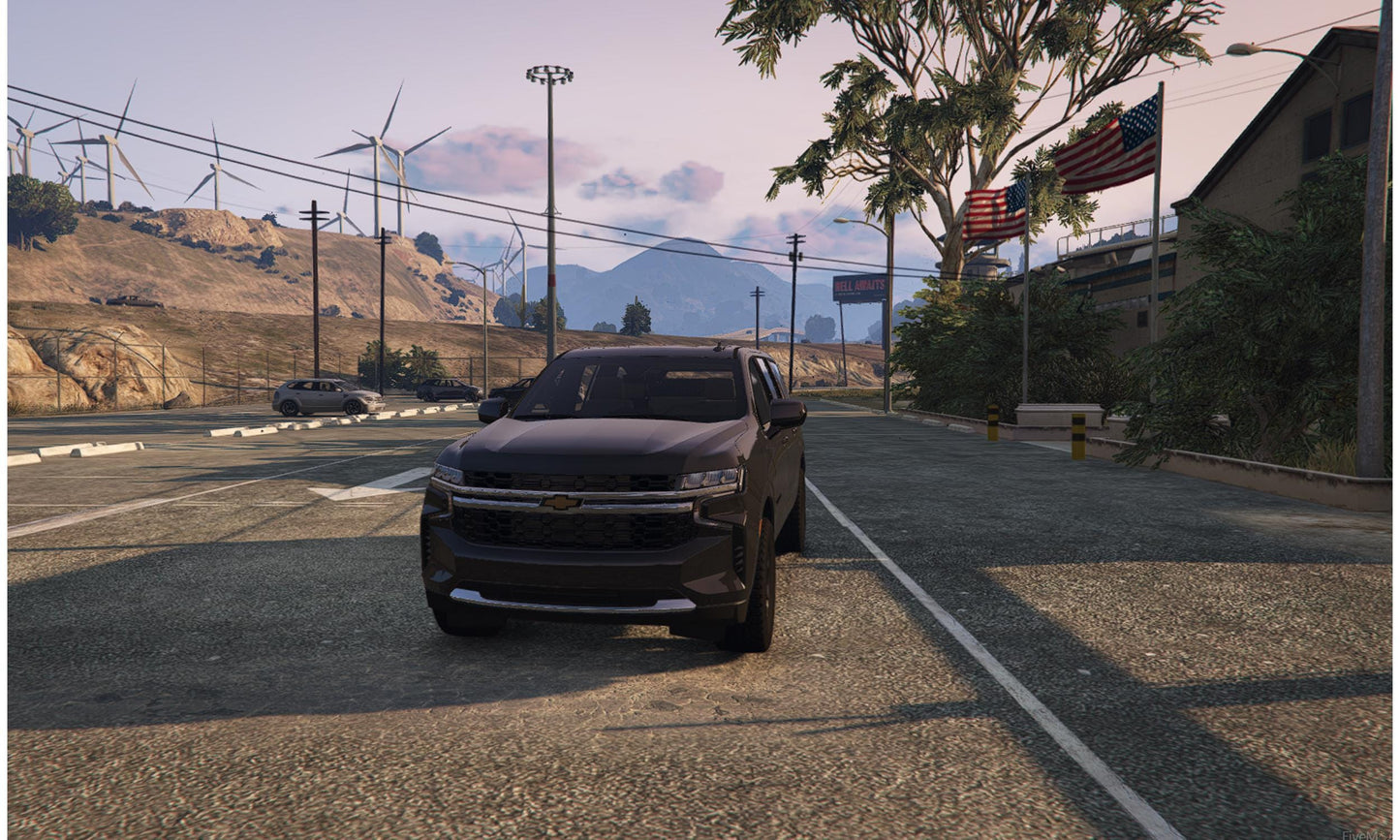 FiveM Chevrolet Tahoe SUV: Realistic Police/Fleet Vehicle