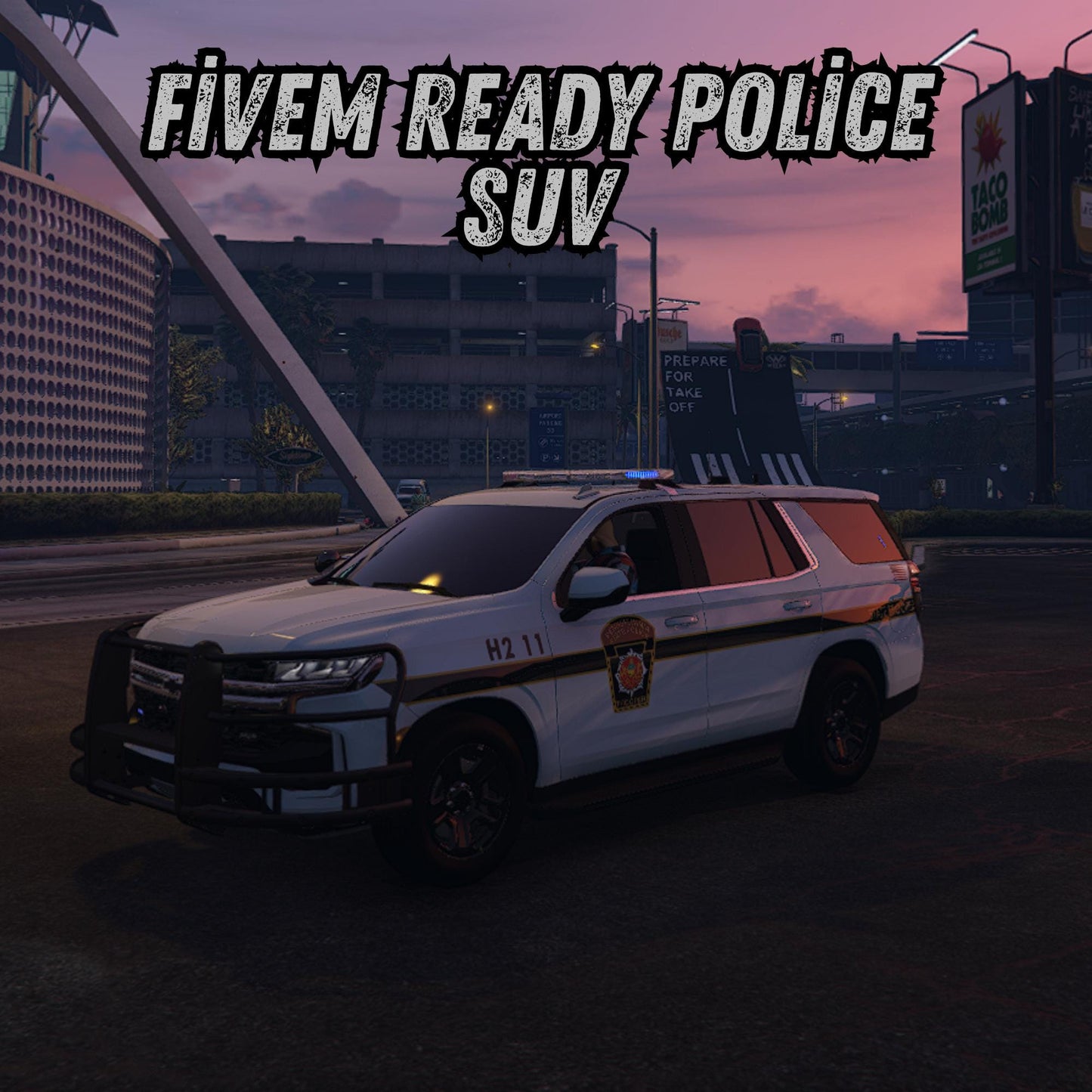 FiveM Police SUV: Optimized Patrol Vehicle - Drag & Drop Install