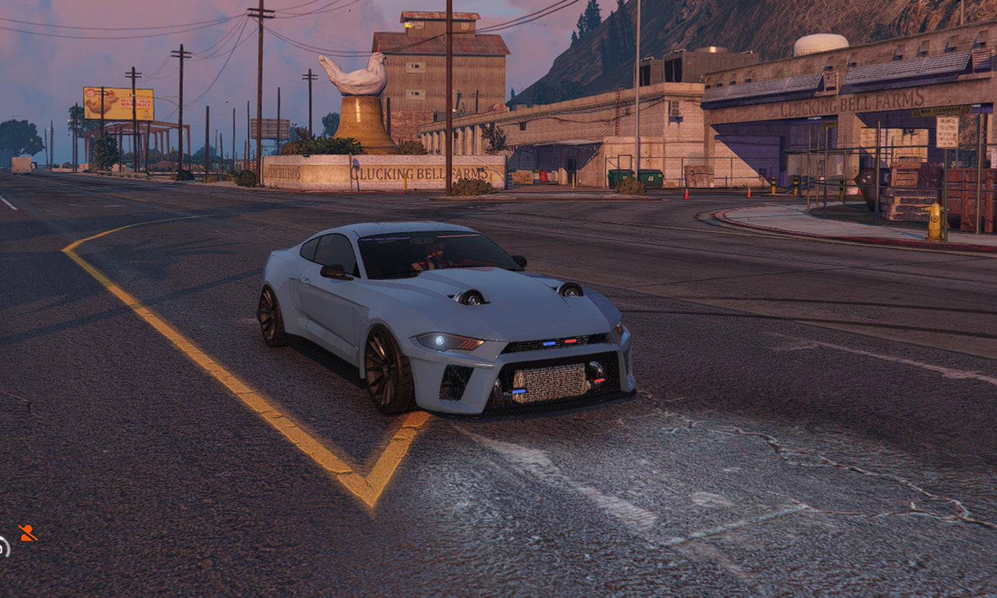FiveM Sheriff Police Car Pack: 8 Color RP Vehicle Add-On