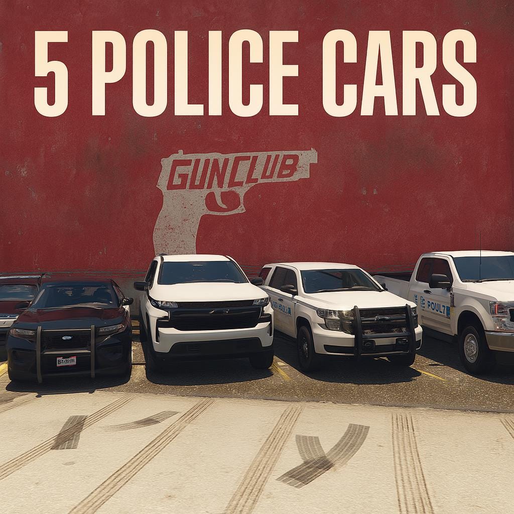 FiveM Armored Police Car Pack: Drag & Drop Law Enforcement Vehicles