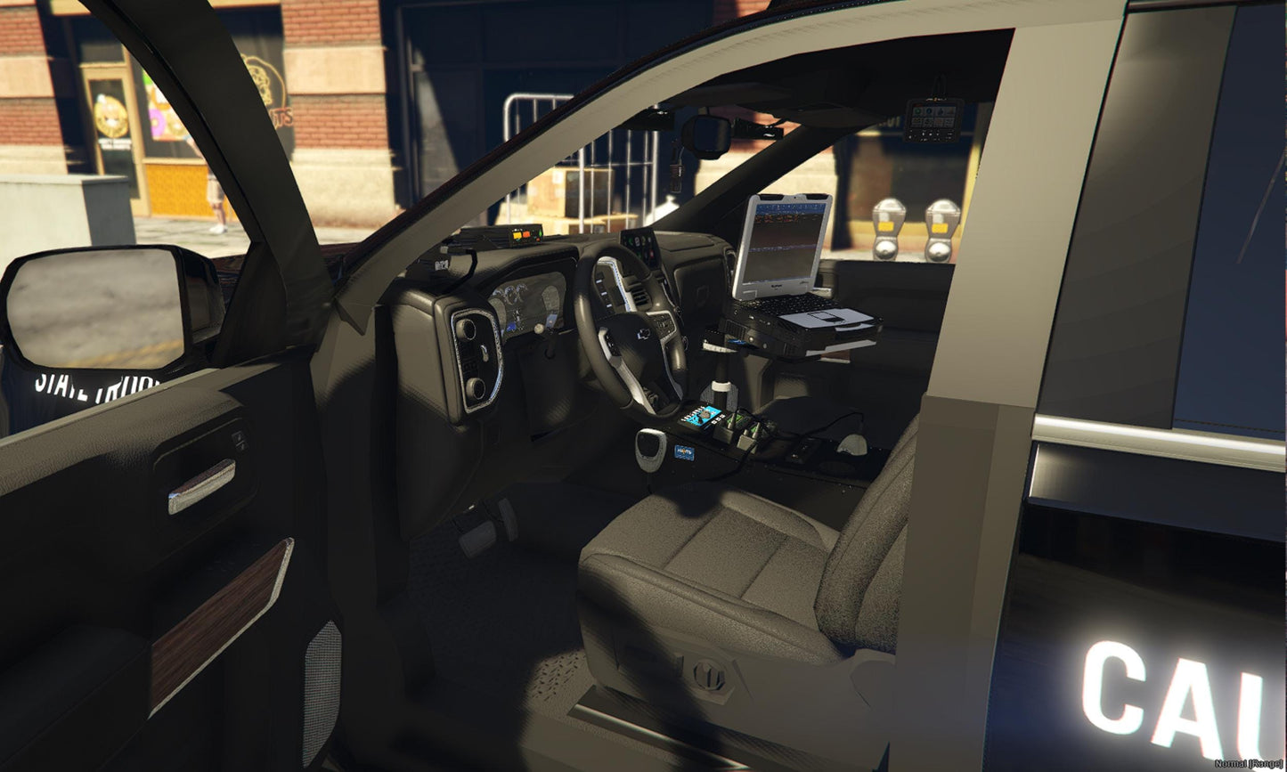 FiveM Chevrolet Tahoe State Patrol Car: Optimized Law Enforcement Vehicle
