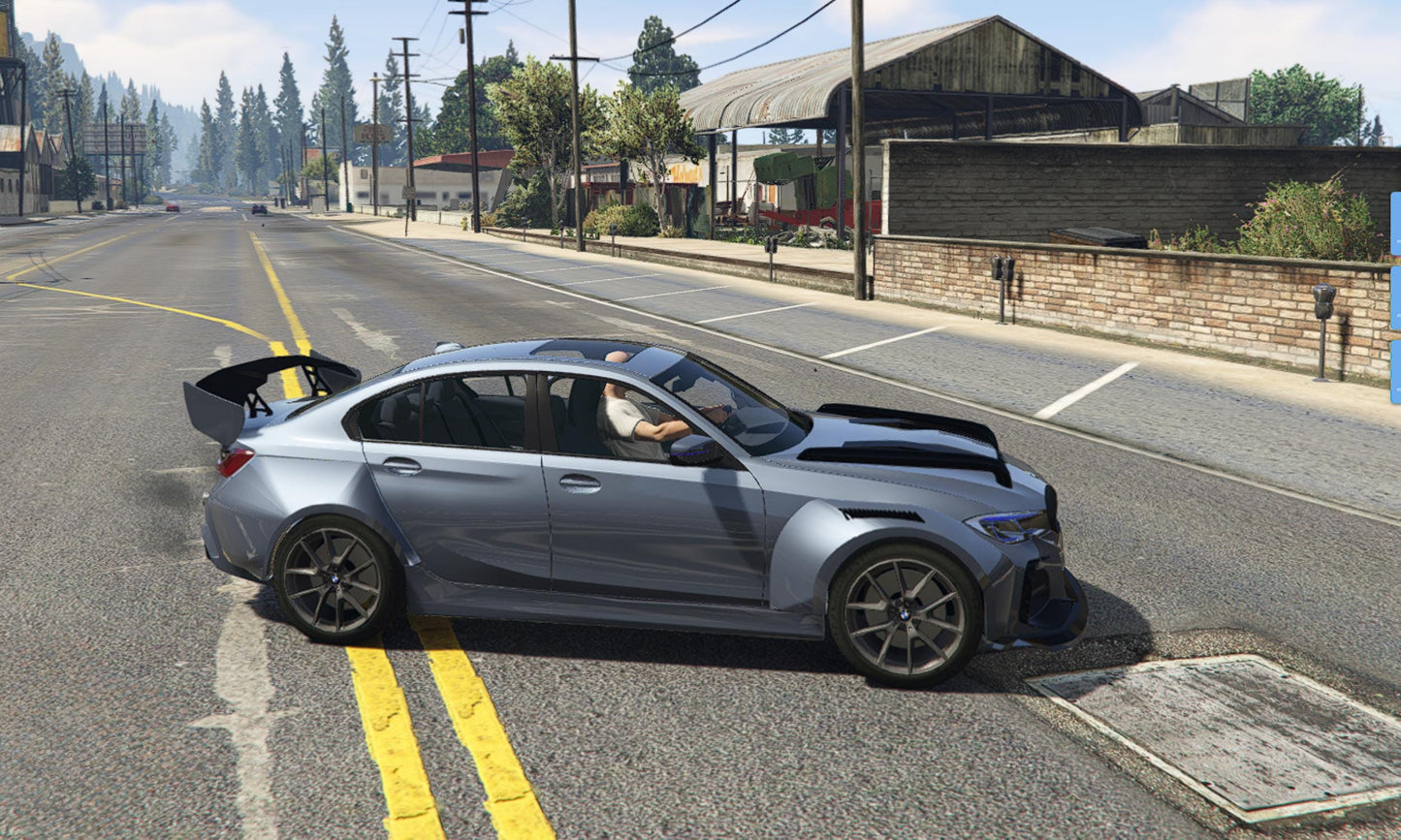 FiveM BMW M Performance Car: 9 Color Options, Optimized Drag & Drop Vehicle