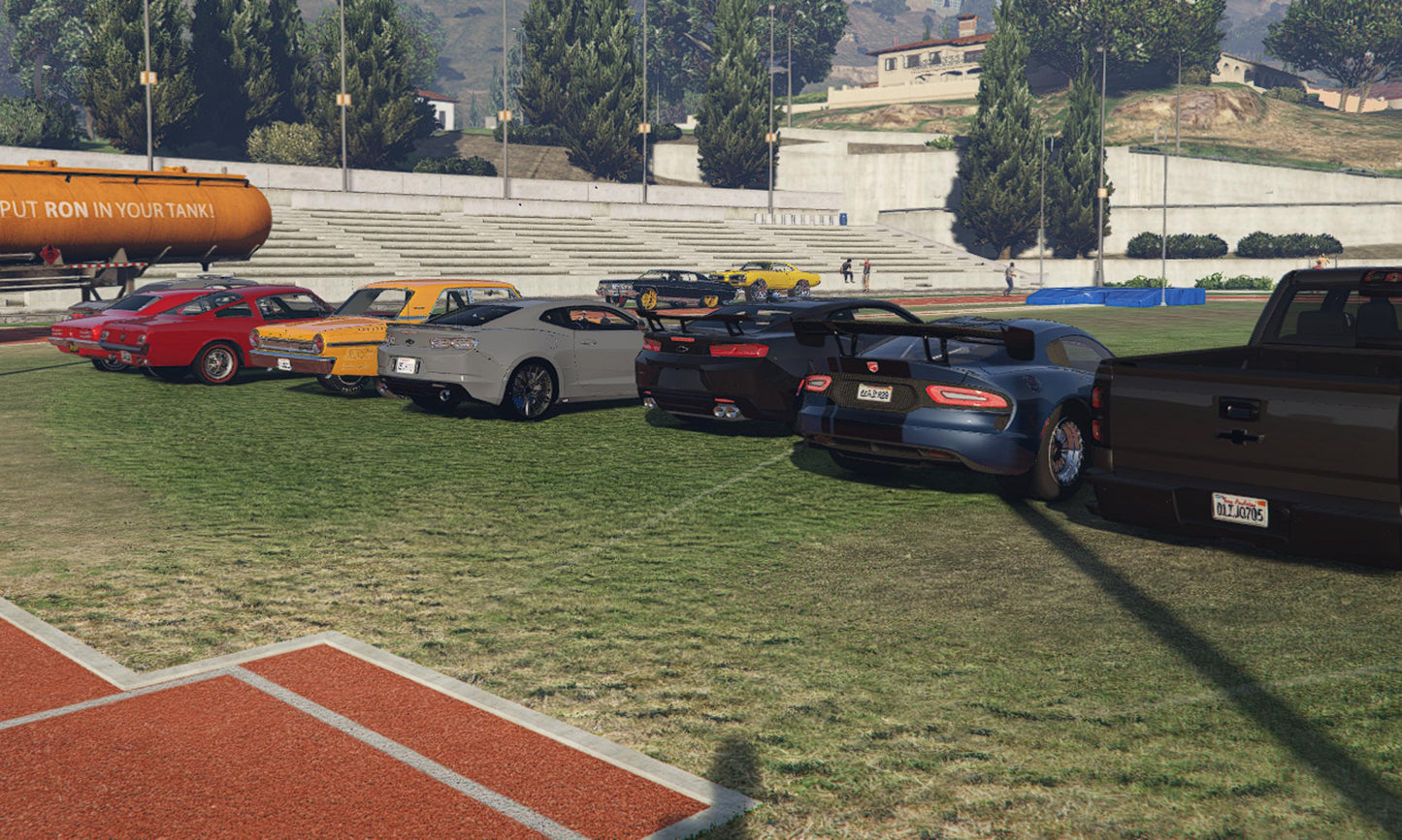 FiveM 300 Car Mega Pack: Drag, Classic & Street Vehicles