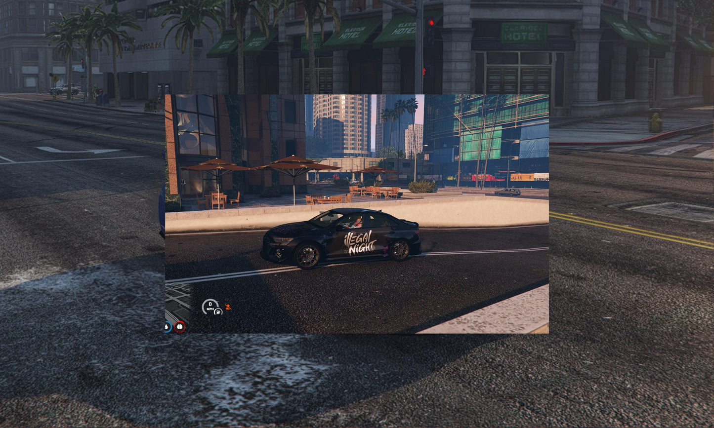 FiveM Illegal Night Car: Audi RS Inspired, Street Racing Add-On