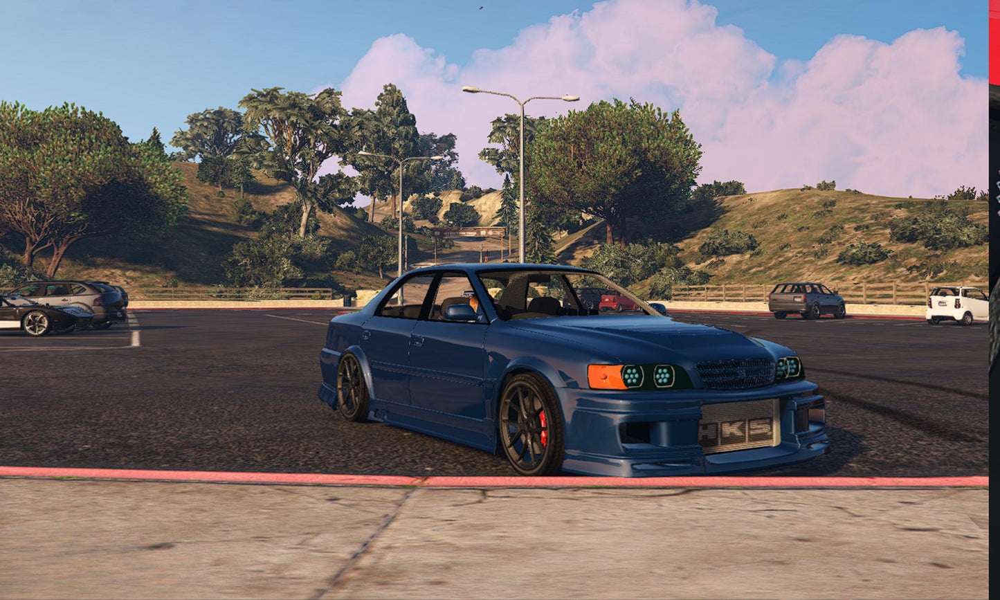 JZX100 Drift Car: FiveM Ready, Optimized JDM Mod