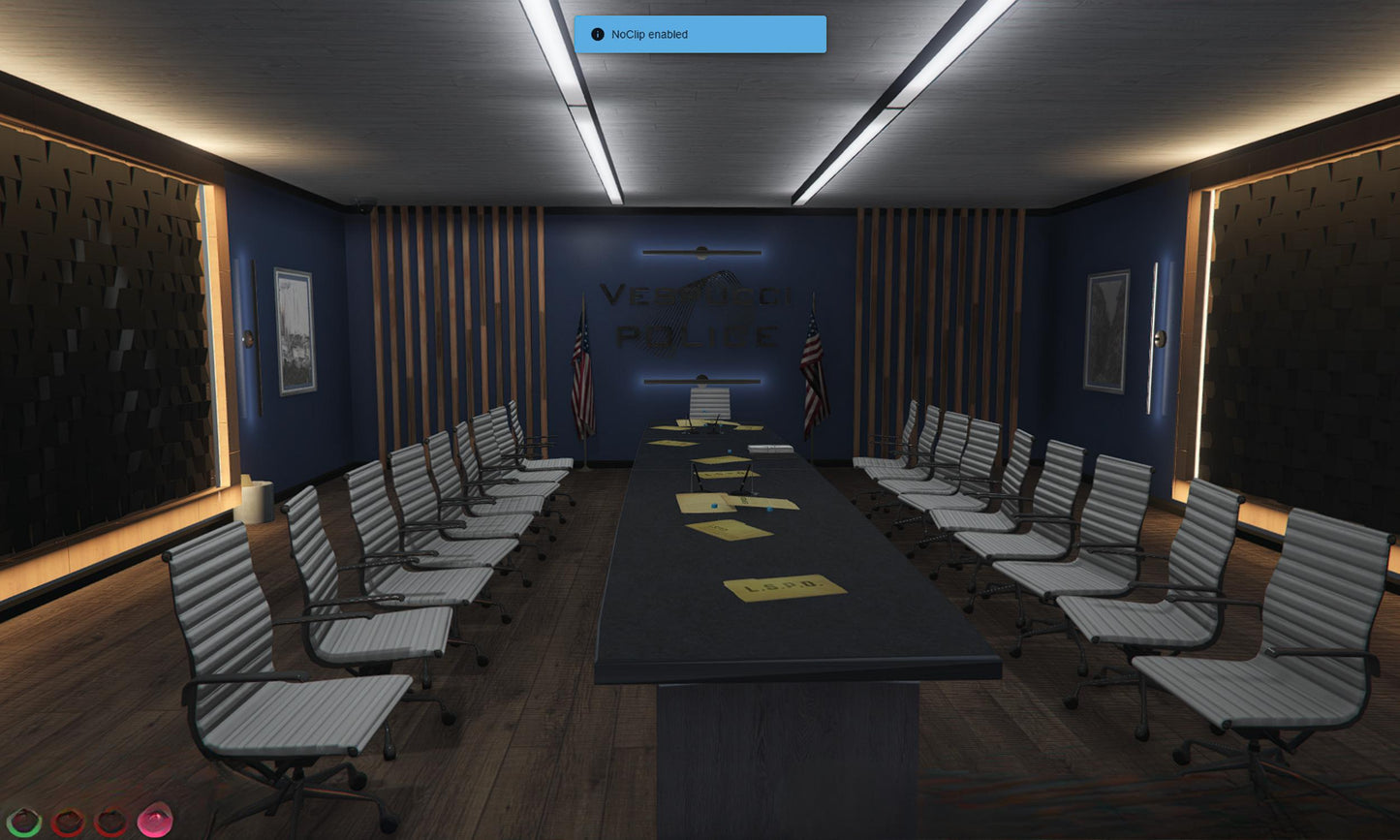 FiveM Police Station MLO: Modern Interior, Conference Rooms & Parking Lot