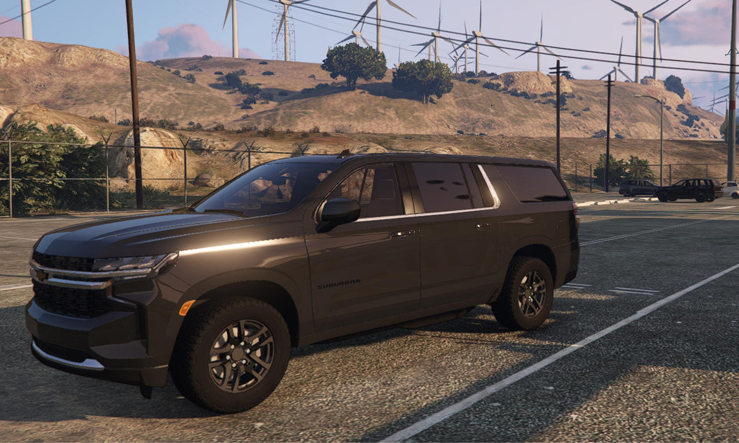 FiveM Chevrolet Tahoe SUV: Realistic Police/Fleet Vehicle