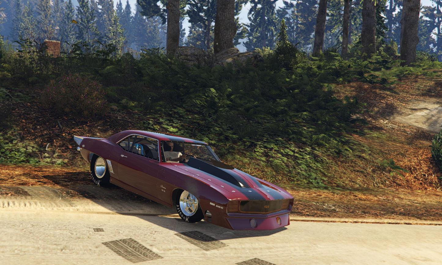 FiveM Drag Car Mod: 300+ MPH Muscle Car - 5 Color Pack