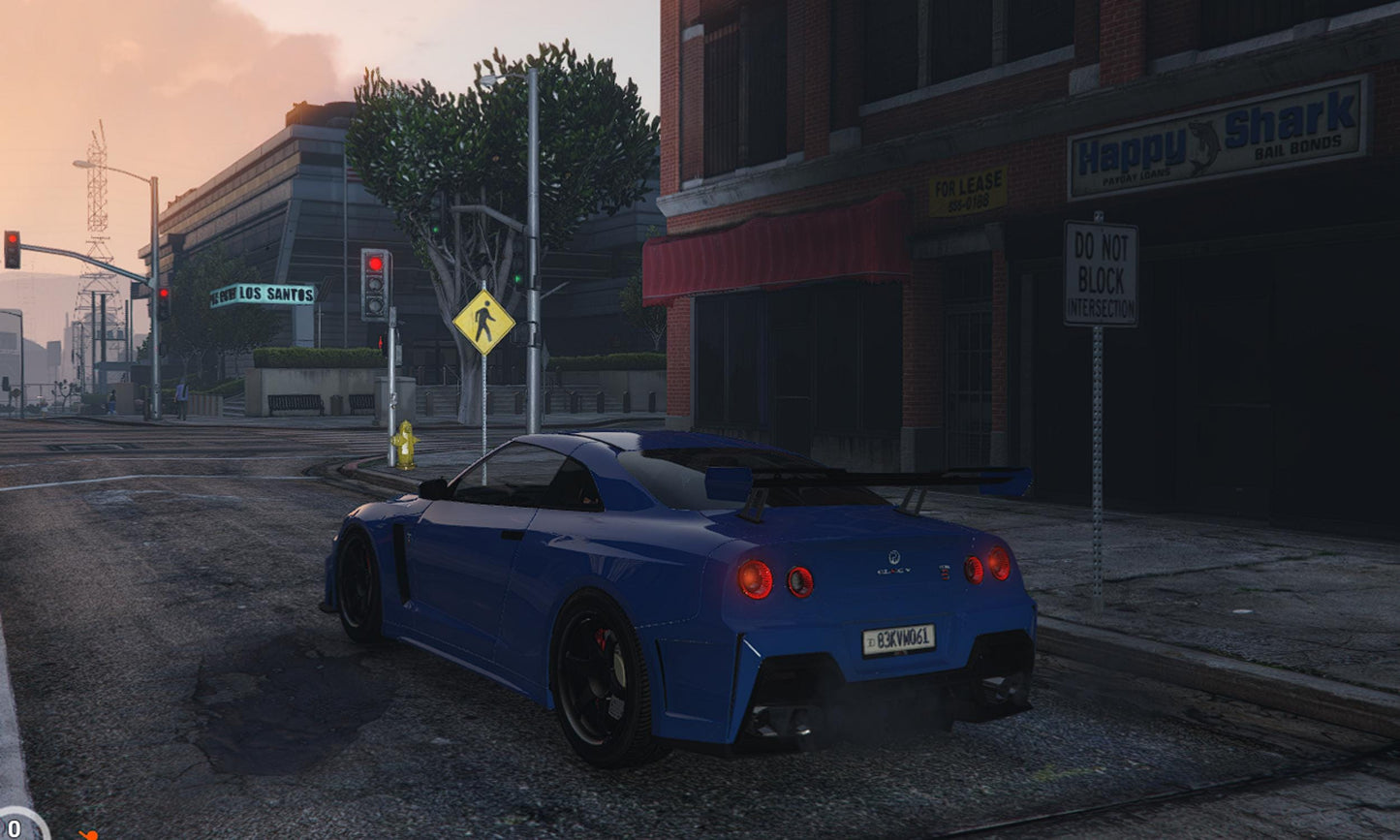 FiveM Nissan GT-R R35 Add-On Vehicle: JDM Drag & Drift Car