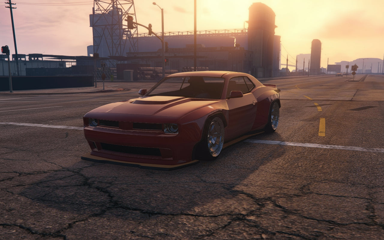 FiveM Bravado Buffalo SXT Add-On: Muscle Car with 5 Color Variants