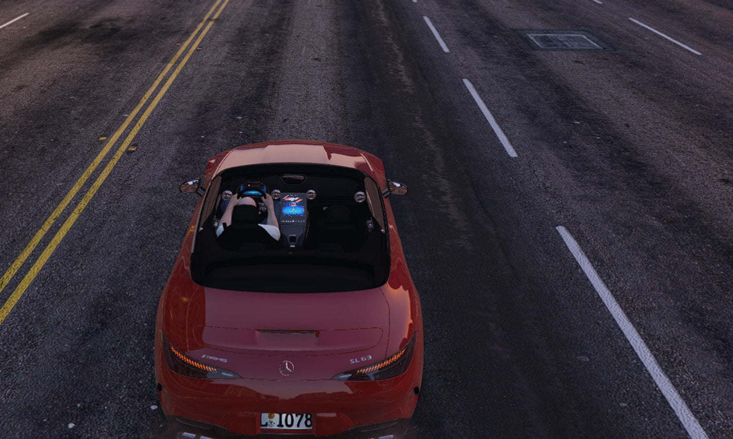 FiveM Mercedes-AMG SL Add-On: Luxury Convertible Sports Car