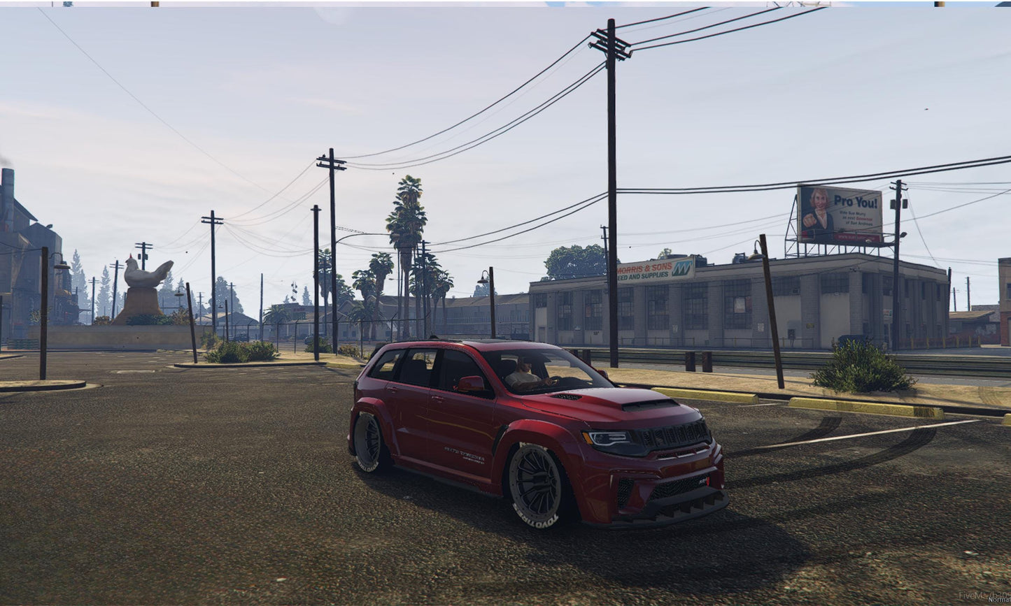 FiveM Jeep Grand Cherokee Trackhawk Add-On: Luxury SUV, 5 Colors