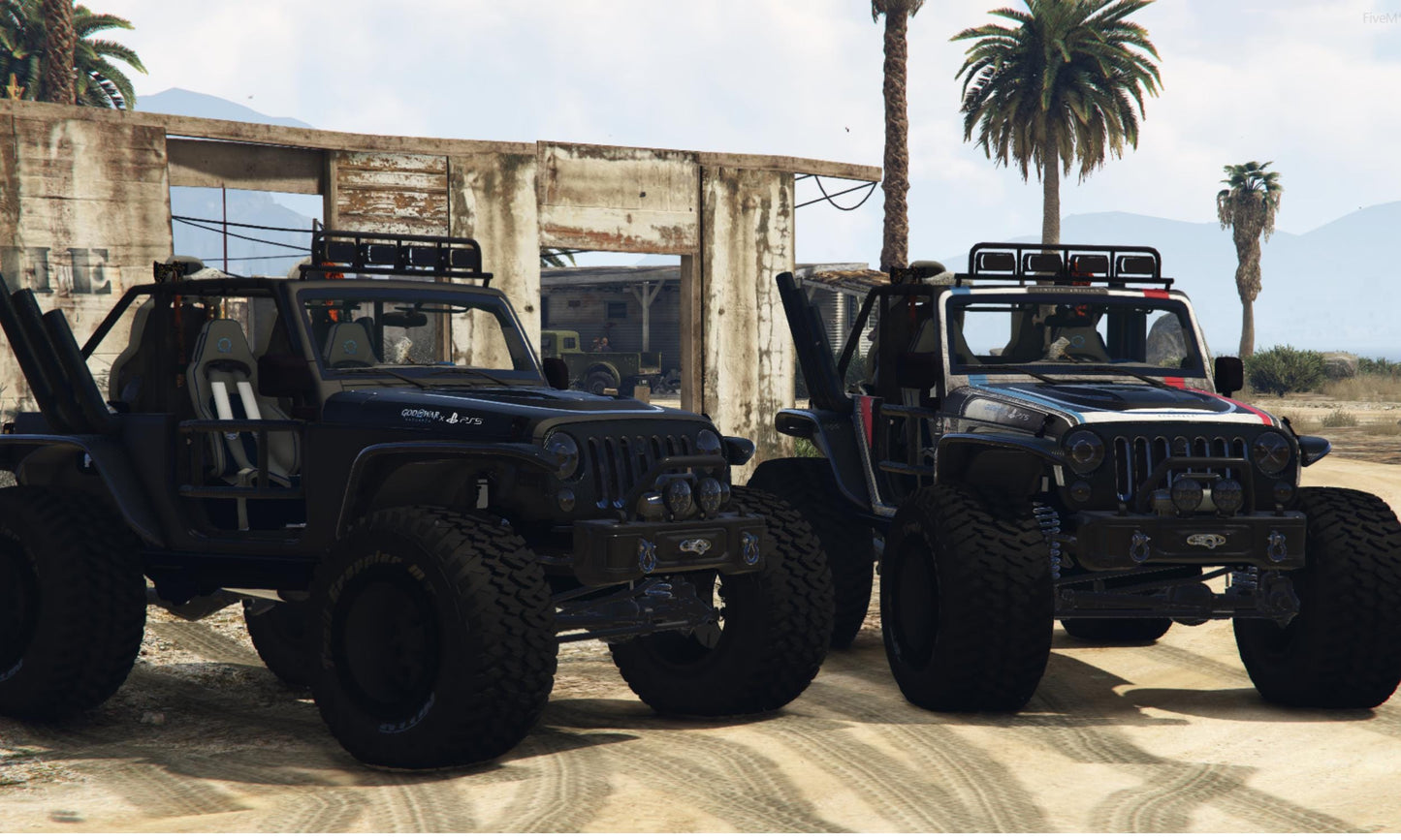 FiveM Off-Road Jeep | Custom 4x4 Vehicle | Realistic Textures | Optimized Add-On | FiveM Ready Car | Drag & Drop Installation
