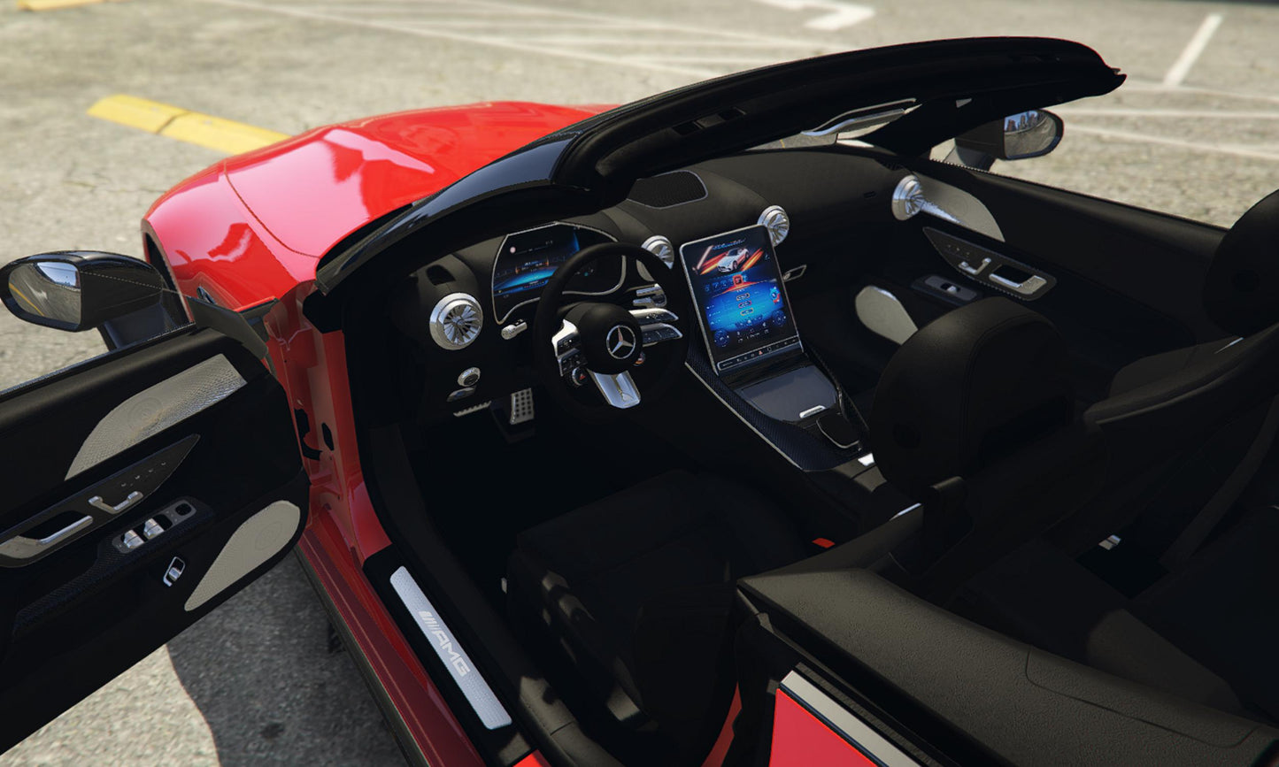 FiveM Mercedes-AMG SL Add-On: Luxury Convertible Sports Car