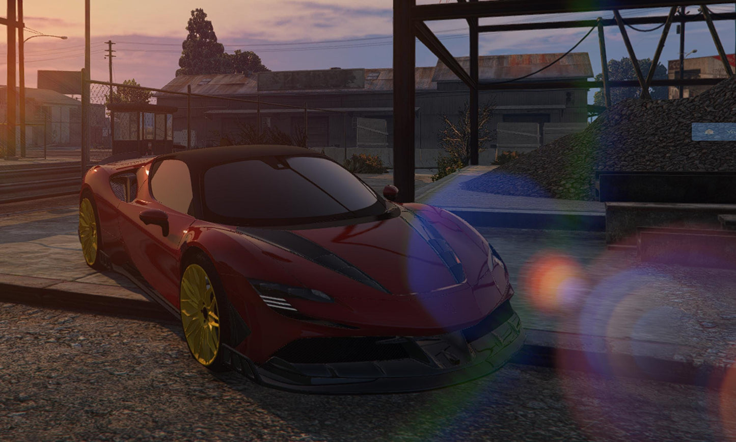 FiveM Unbranded Supercar Mod: Optimized Performance, Easy Install