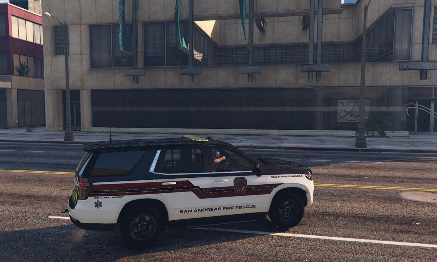 FiveM Dodge Fire Rescue SUV: San Andreas EMS Rapid Response