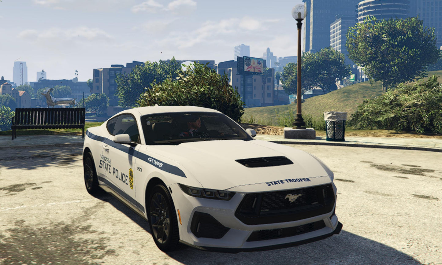 FiveM 2024 Mustang GT Police Interceptor - Drag & Drop Ready