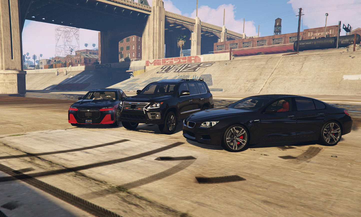 FiveM Luxury Armored Car Pack: Debadged SUV & Sedans - RP Ready