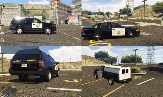 FiveM Police Car Pack: 20 Law Enforcement Vehicles - Drag & Drop Install