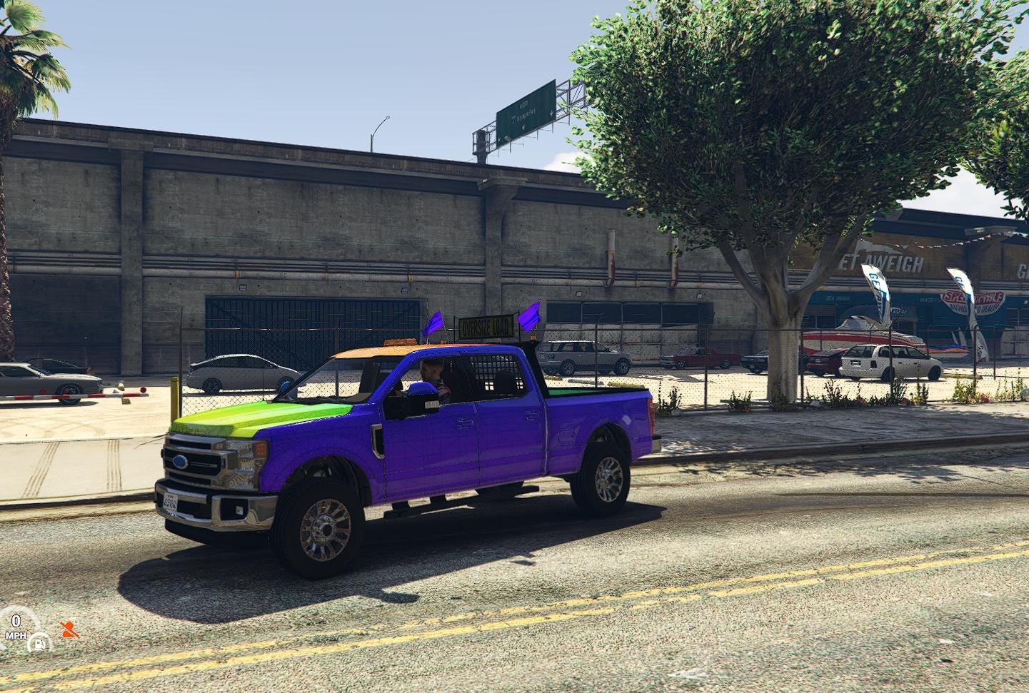 FiveM Party Pickup Truck: Custom Event Vehicle with Roof Speakers